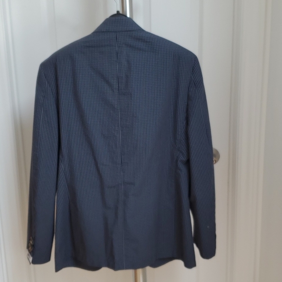 JKT Sportcoat in Checkered Blue "Bond" - Picture 2 of 5